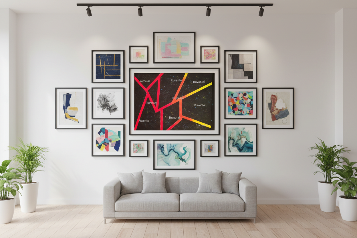 Galaxy Speed Abstract Art Print - 18x24 Acrylic Canvas Wall Art