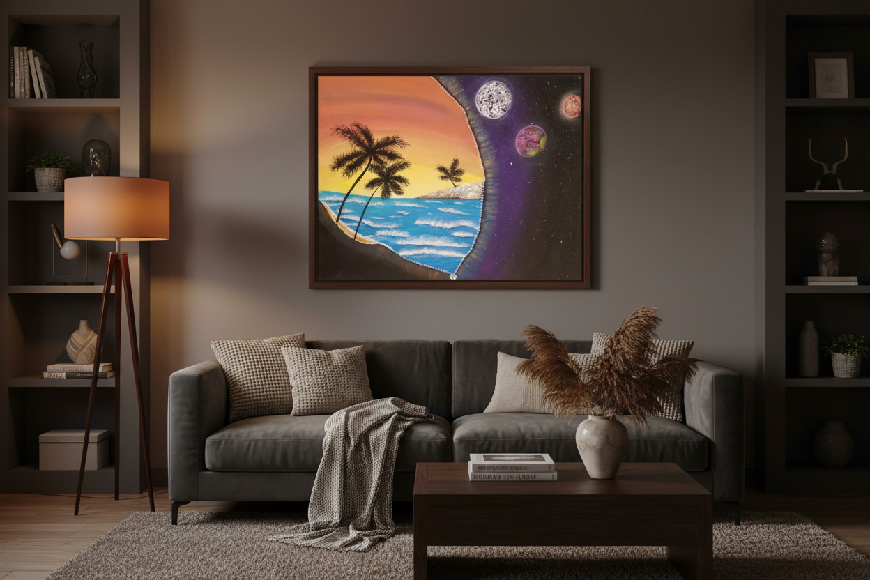 Infinite Multiverse Living Room