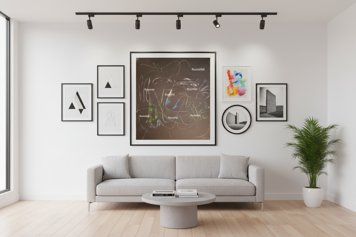 Poetic Graffiti Abstract Art Print - 18x24 Acrylic Canvas Wall Art