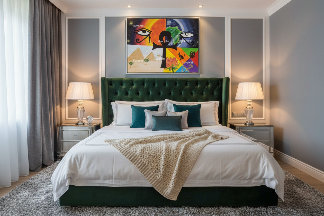 The Royal Decree Abstract Art Print - 16x20 Acrylic Canvas