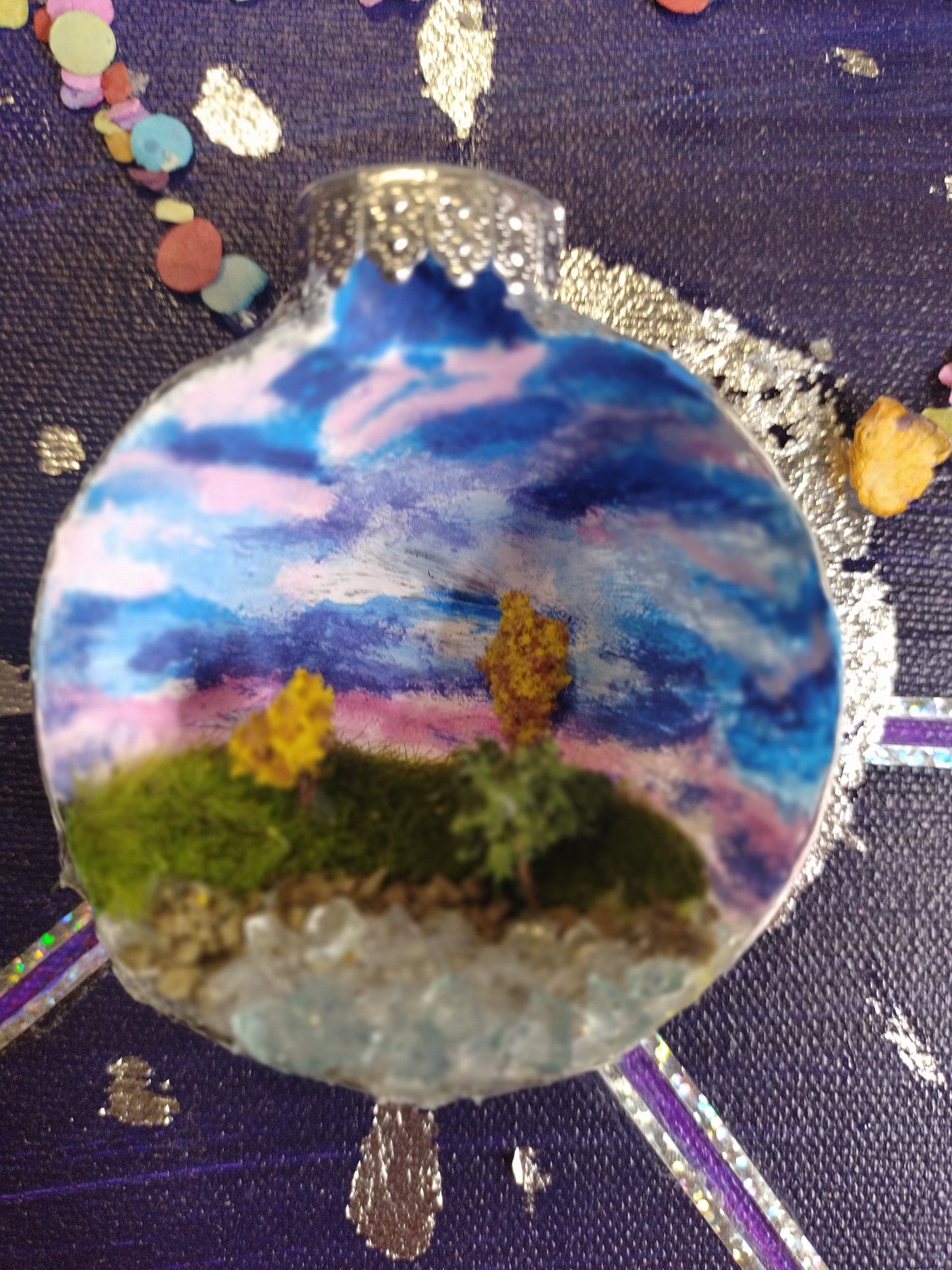 Busted Bubbles Abstract Art - 18x24 Acrylic Canvas | Auction