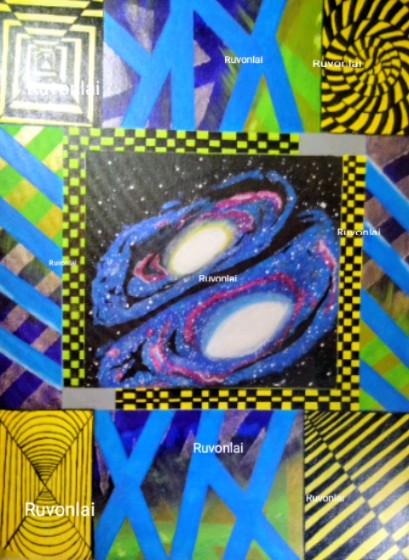 Conspicuous Glow Art - 18x24 Acrylic Optical Illusion Canvas