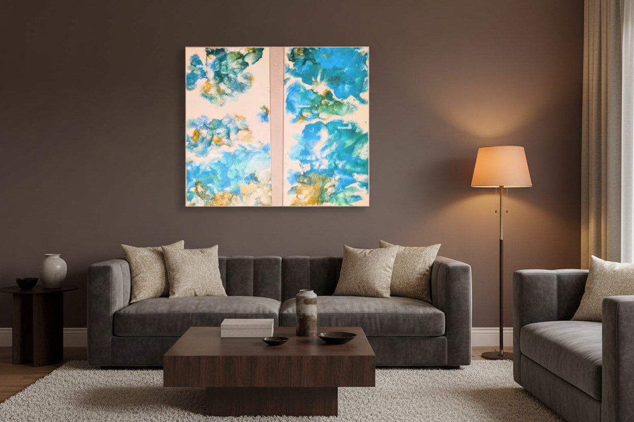 Double Mint Living Room