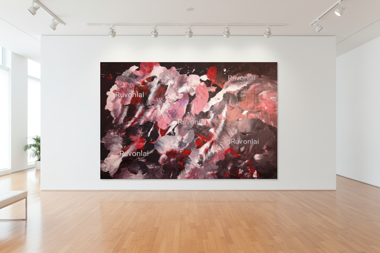 Into the Jungle Abstract Art Print - 18x24 Acrylic Canvas