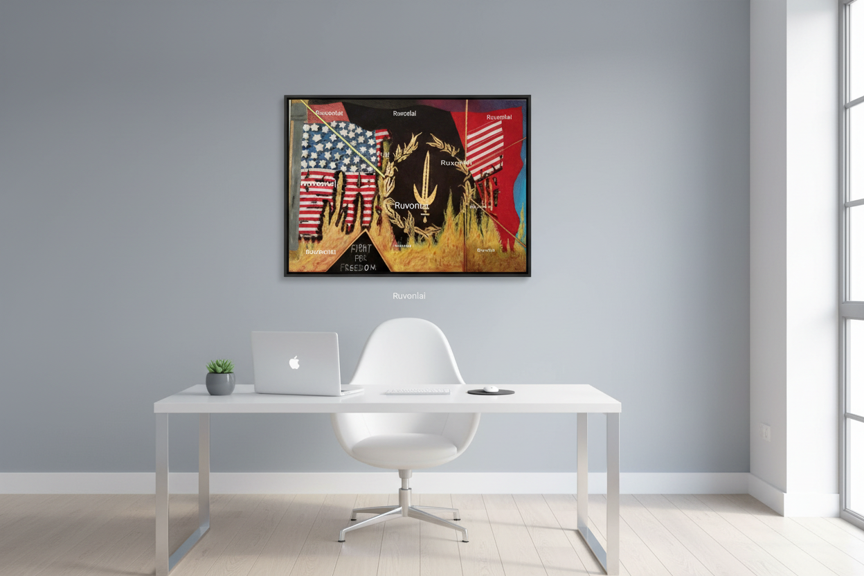 The Rebellion  Abstract Art - 18x24 Acrylic Canvas | Auction